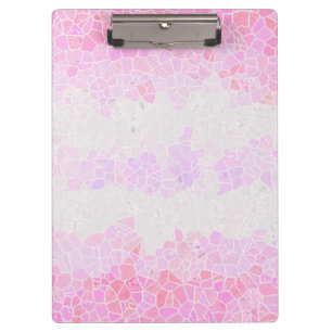 Funky Boho Abstract Mosaic Pomosexual Pride Flag Clipboard
