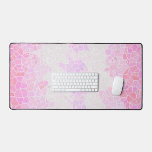 Funky Boho Abstract Mosaic Pomosexual Pride Flag Desk Mat