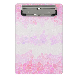 Funky Boho Abstract Mosaic Pomosexual Pride Flag Mini Clipboard