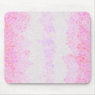 Funky Boho Abstract Mosaic Pomosexual Pride Flag Mouse Pad