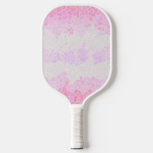 Funky Boho Abstract Mosaic Pomosexual Pride Flag Pickleball Paddle