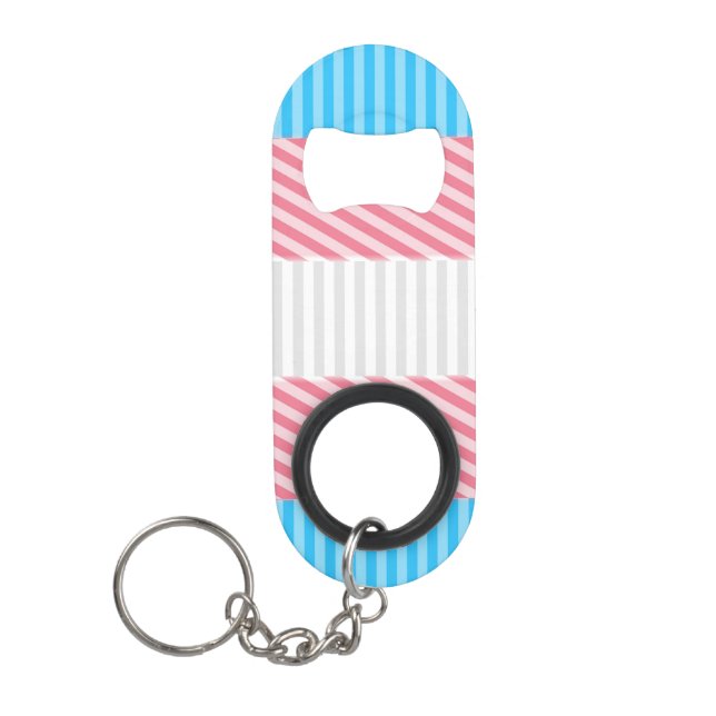 Funky Boho Stripe Abstract Transgender Pride Flag (Front)
