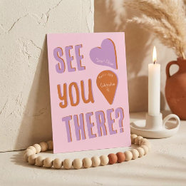 Funky Bold Font Invitation