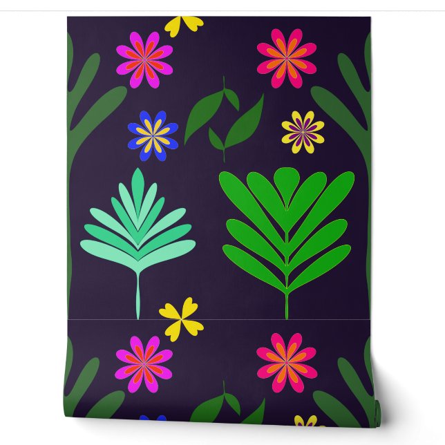 Funky Botanicals wallpaper Phunktanicals by Mimma (Unrolling)