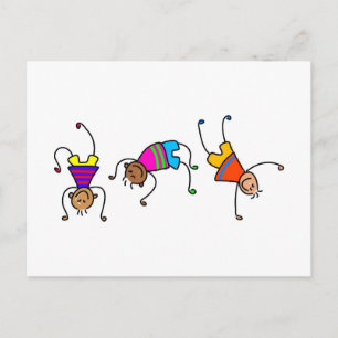 Funky Boys Postcard