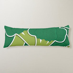 Funky broccoli body cushion