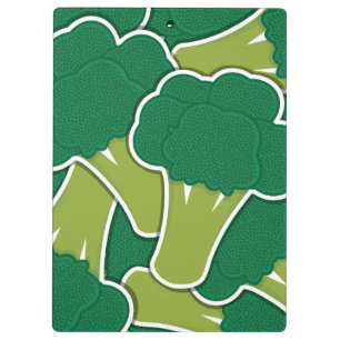 Funky broccoli clipboard