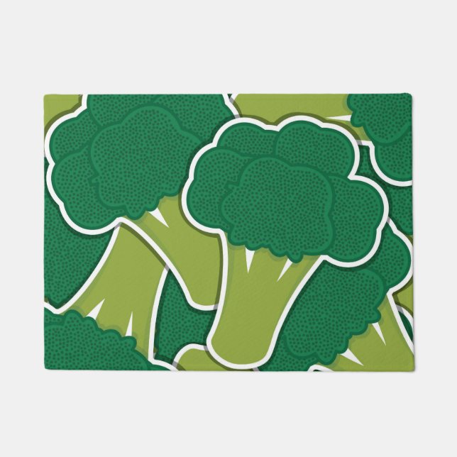 Funky broccoli doormat (Front)