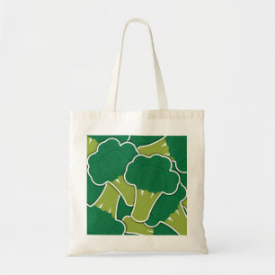Funky broccoli tote bag