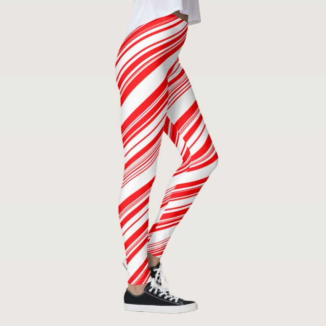 Funky Candy Cane 4Philippa Leggings (Right)