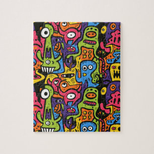 Funky Cartoon Jigsaw Puzzle
