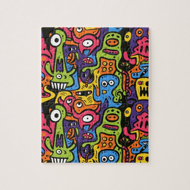 Funky Cartoon Jigsaw Puzzle (Vertical)