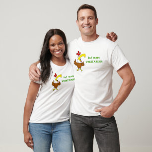 Funky Chicken Eat More Vegetables T-Shirt