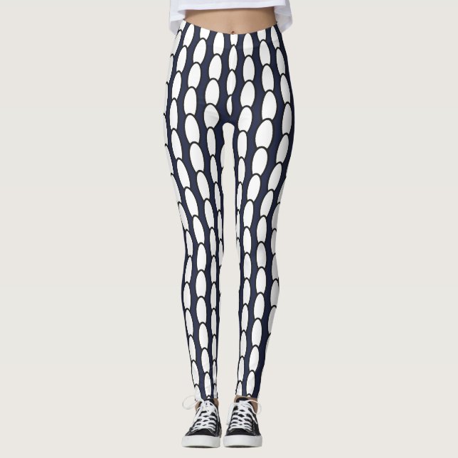 Funky Circles Spots Power Leggings (Front)