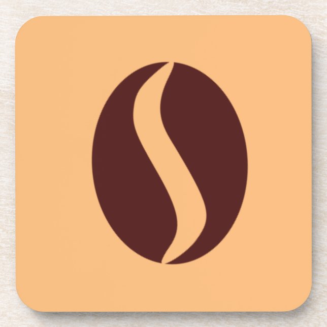 Funky Coffee Bean Coaster (Front)