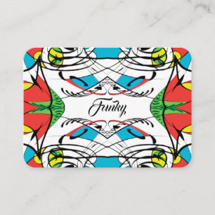 FUNKY Colourful Business Card