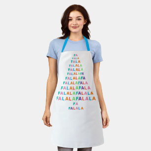 Funky Colourful Fun FA LA LA Holiday Season Apron