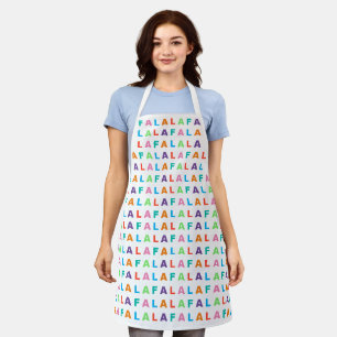 Funky Colourful Fun FA LA LA Holiday Season Apron