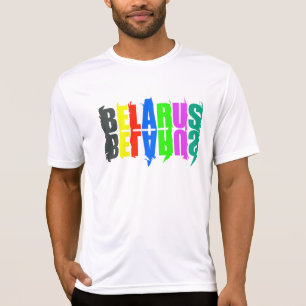 Funky Colourful Letters Belarus Беларусь T-Shirt