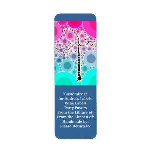 Funky Colourful Scroll Tree Circles Bubbles Pop Ar