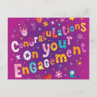 Funky Congratulations on your Engagement