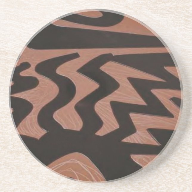 Funky Copper Coaster (Front)
