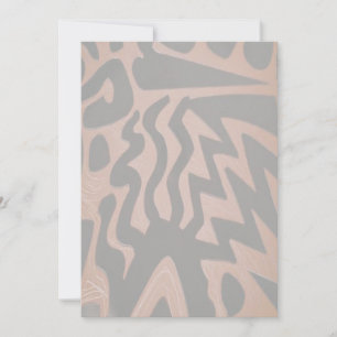 Funky Copper Invitation