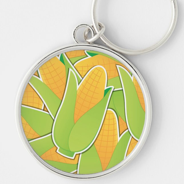 Funky corn key ring (Front)
