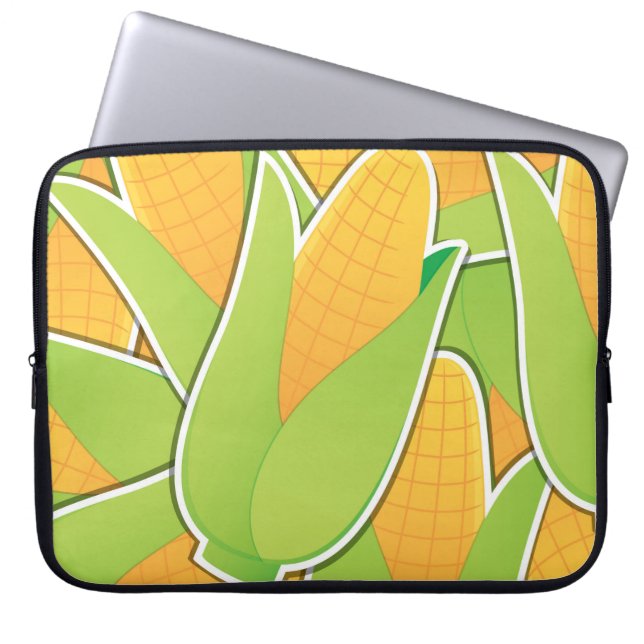 Funky corn laptop sleeve (Front)
