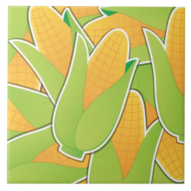 Funky corn tile (Front)