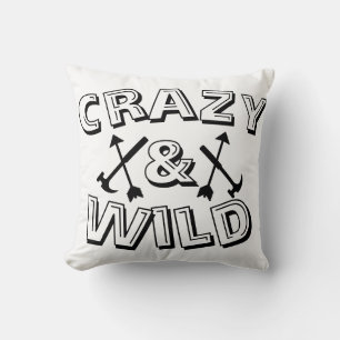 Funky Crazy & Wild Arrow Hammer Cushion