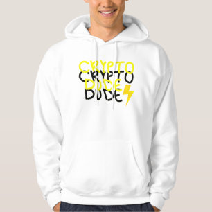 Funky Crypto Dude Energy Power Sign Hoodie