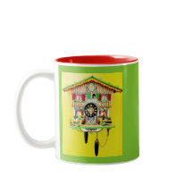 Funky Cuckoo Clock Mug to Cheer You