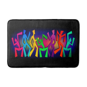 Funky Dancers Bath Mat