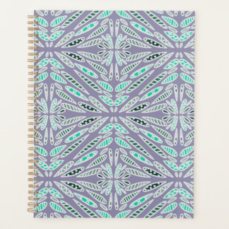 Funky Design Floral Geometric  Planner
