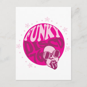 Funky Disco Postcard