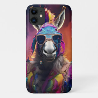 Funky Donkey Blue Glasses  Case-Mate iPhone Case