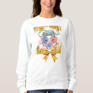 Funky Easter Rabbit  Sweatshirt