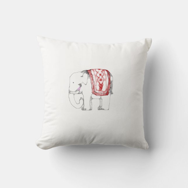 Funky Elephant Pillow (Front)