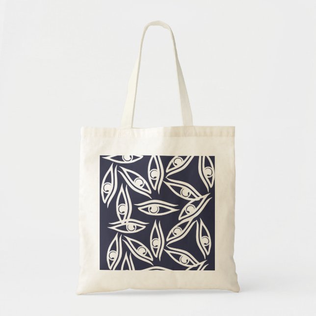Funky Eye Pattern Product Tote Bag (Front)