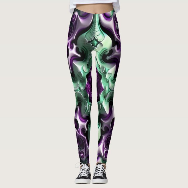 Funky Filigree Leggings (Front)