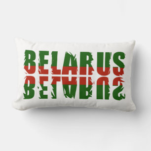 Funky Flag Colours Belarus Беларусь Cushion Pillow