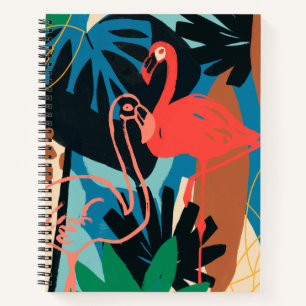 Funky Flamingo Notebook
