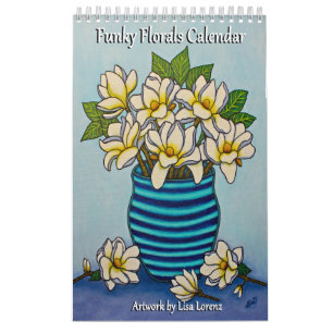 Funky Florals Calendar by Lisa Lorenz