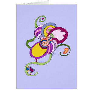 Funky Flower Abstract Illustration