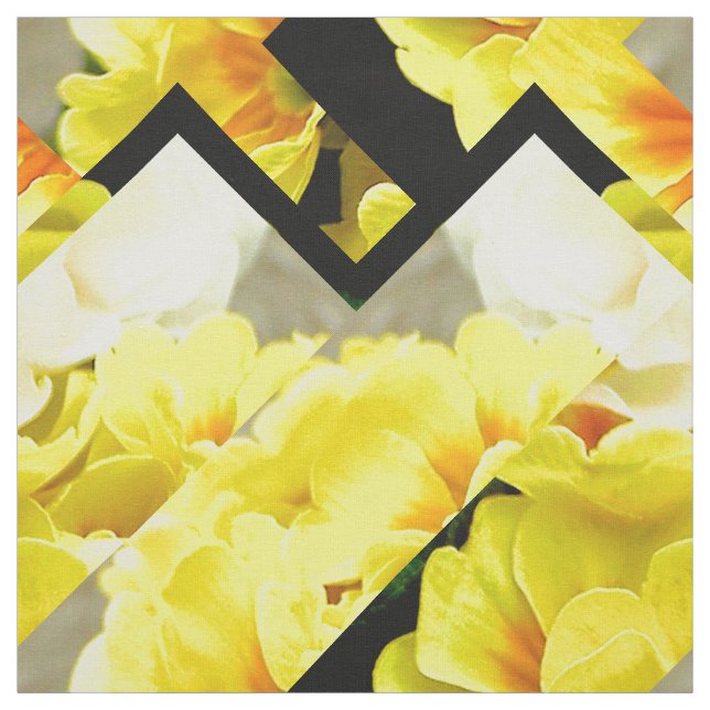 Funky flowers fabric (Swatch)