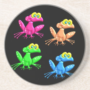 Funky Frogs Coaster