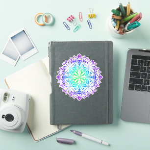 Funky fun boho floral swirl design