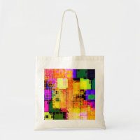 Funky Geometric Multicolored Design