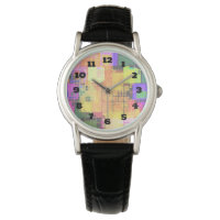 Funky Geometric Multicolored Design